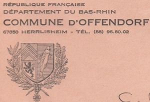 Blason de Offendorf/Coat of arms (crest) of {{PAGENAME