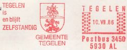 Wapen van Tegelen/Arms (crest) of Tegelen