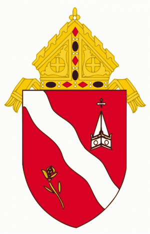Arms (crest) of Diocese of Laredo