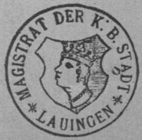 Wappen von Lauingen/Arms (crest) of Lauingen