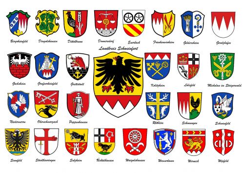 Arms in the Schweinfurt District