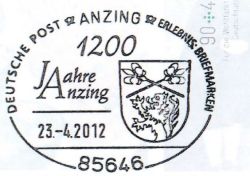 Wappen von Anzing/Arms (crest) of Anzing