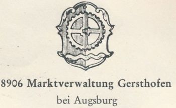 Wappen von Gersthofen/Coat of arms (crest) of Gersthofen