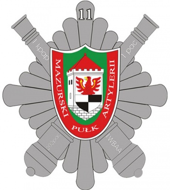 Arms of 11th Mazurian Artillery Regiment, Polish Army