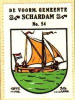 Wapen van Schardam/Arms (crest) of Schardam