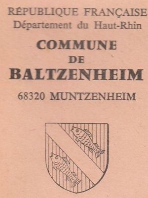 Blason de Baltzenheim