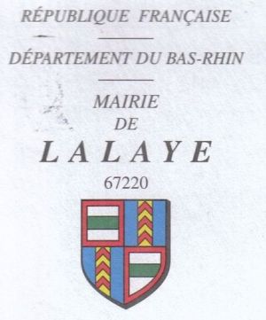 Blason de Lalaye