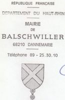 Blason de Balschwiller/Arms (crest) of Balschwiller