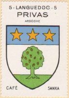 Blason de Privas/Arms (crest) of Privas