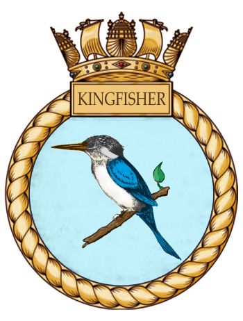 Coat of arms (crest) of the Training Ship Kingfisher, South African Sea Cadets