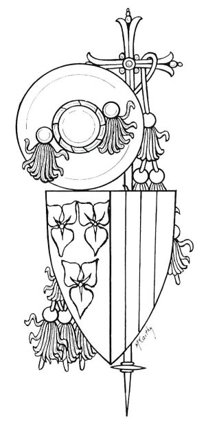 Arms (crest) of René de Prie