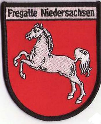 Coat of arms (crest) of the Frigate Niedersachsen, German Navy