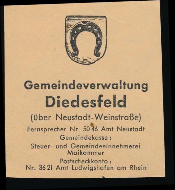 Wappen von Diedesfeld/Coat of arms (crest) of Diedesfeld