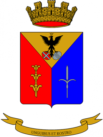 Coat of arms (crest) of the 11th Tank Battalion M.O. Calzecchi, Italian Army
