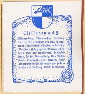 Wappen von Eislingen/Fils/Coat of arms (crest) of Eislingen/Fils