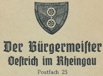 Wappen von Oestrich/Coat of arms (crest) of Oestrich