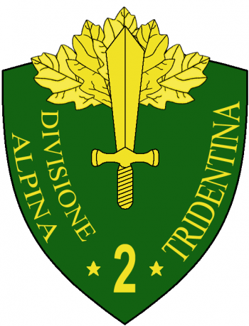 Coat of arms (crest) of the 2nd Alpine Division Tridentina, Italian Army