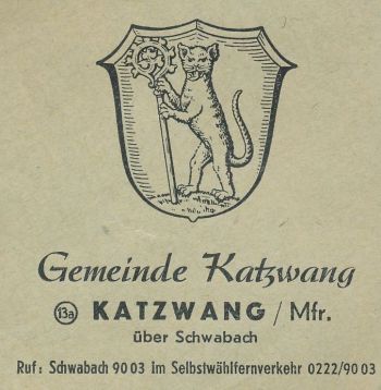 Wappen von Katzwang/Coat of arms (crest) of Katzwang