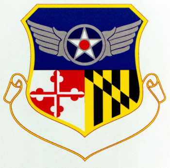 Coat of arms (crest) of the Maryland Air National Guard, US