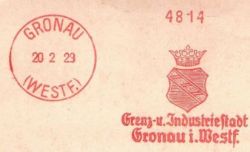 Wappen von Gronau (Leine)/Arms (crest) of Gronau (Leine)