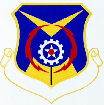 Coat of arms (crest) of the Logistics Information Systems Division, US Air Force