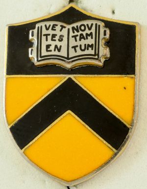 Coat of arms (crest) of the Princeton University Reserve Officer Training Corps, US Army