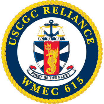 Coat of arms (crest) of the USCGC Reliance (WEMC-615)