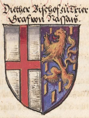 Arms (crest) of Dieter von Nassau