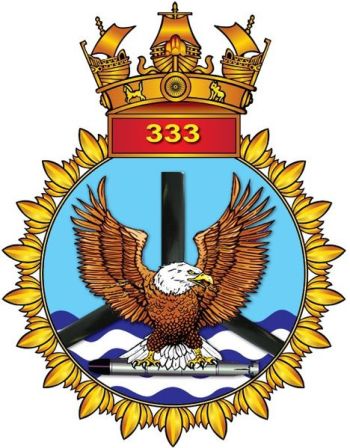 Coat of arms (crest) of the INAS 333 Eagles, Indian Navy
