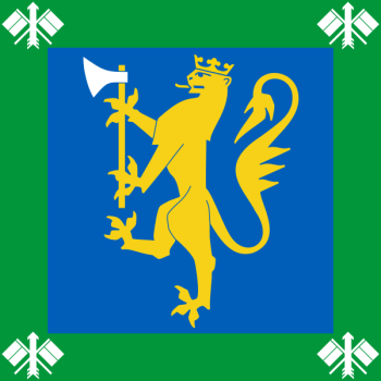 Coat of arms (crest) of the Signal Regiment Colour