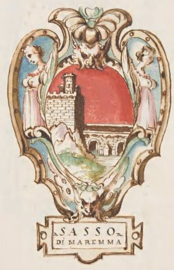 Stemma di Sasso d'Ombrone/Arms (crest) of Sasso d'Ombrone