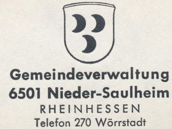 Wappen von Nieder-Saulheim