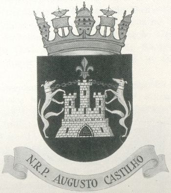 Coat of arms (crest) of the Corvette NRP Augusto Castilho, Portuguese Navy