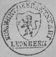 Wappen von Leonberg/Arms (crest) of Leonberg