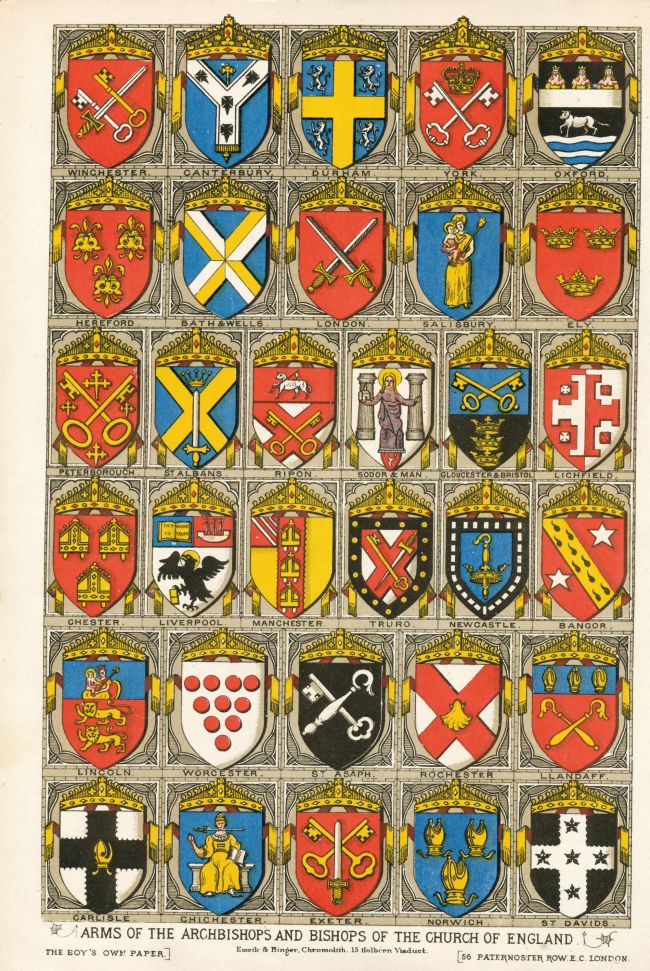 Ecclesiastical heraldry of the United Kingdom - Coat of arms (crest) of ...