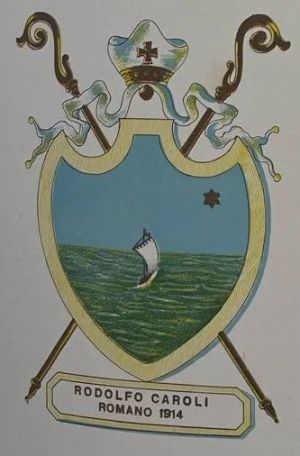 Arms (crest) of Rodolfo Caroli