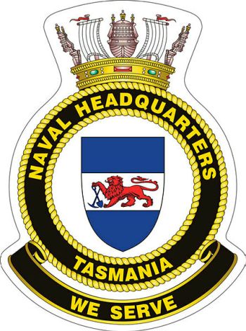 Coat of arms (crest) of the Naval Headquarters Tasmania, Royal Australian Navy