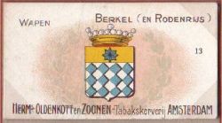 Wapen van Berkel en Rodenrijs/Arms (crest) of Berkel en Rodenrijs