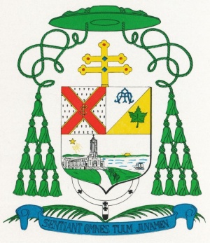 Arms (crest) of Arthur Melanson