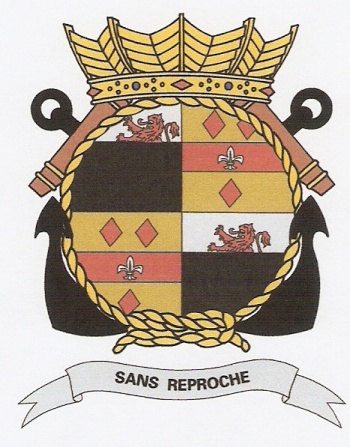 Coat of arms (crest) of the Van Braam Houckgeest Naval Barracks, Netherlands Navy