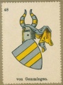 Wappen von Gemmingen nr. 48 von Gemmingen
