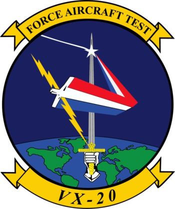 Coat of arms (crest) of the Air Test and Eavaluation Squadron 20 (VX-20), US Navy