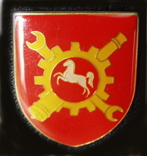 Coat of arms (crest) of the 1st Maintenance Regiment, German Army