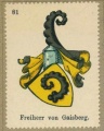 Wappen Freiherr von Gaisberg nr. 81 Freiherr von Gaisberg