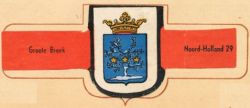 Wapen van Grootebroek/Arms (crest) of Grootebroek