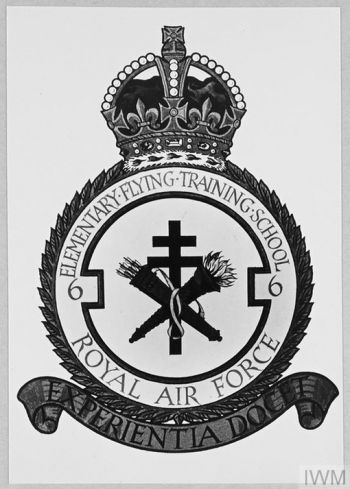 Coat of arms (crest) of the No 6 Elementary Flying Training School, Royal Air Force
