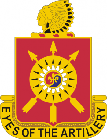 Arms of 171st Field Artillery Regiment, Oklahoma Army National Guard