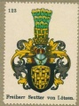 Wappen Freiherr Seutter von Lötzen nr. 123 Freiherr Seutter von Lötzen