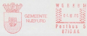Wapen van Nijefurd/Coat of arms (crest) of Nijefurd