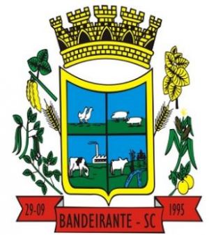 Brasão de Bandeirante (Santa Catarina)/Arms (crest) of Bandeirante (Santa Catarina)